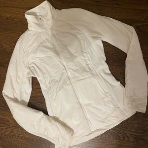White lululemon down jacket